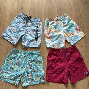 Hollister 2  Vineyard Vines Board Shorts 🩳 Gap Swim shorts XS W 26 new 4 pc new